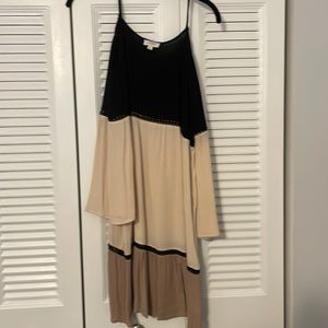 Umgee Cold Shoulder Dress